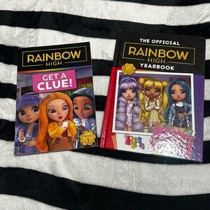 Rainbow High Book set of 2 in like new condition